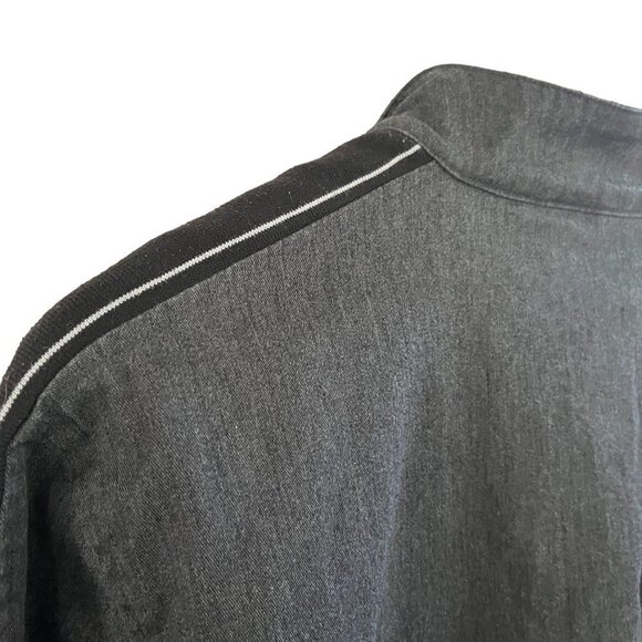 GBG Guess Los Angeles Mens Gary Medium Bomber Jacket Full Zip Up Lined - Picture 4 of 10